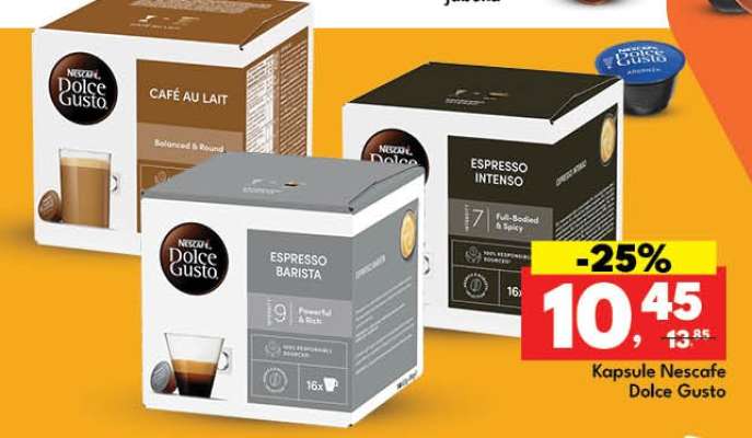 Kapsule Nescafe Dolce Gusto