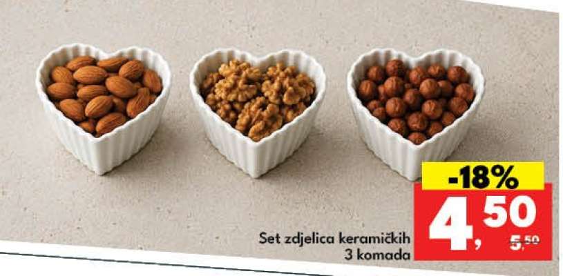 Set zdjelica keramičkih 3 komada