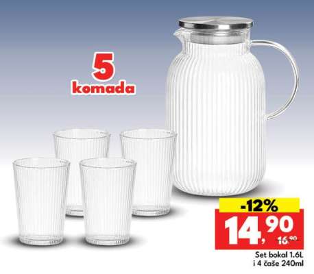 Set bokal i čaše