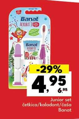 Junior set četkica/kaladont/čaša Banat