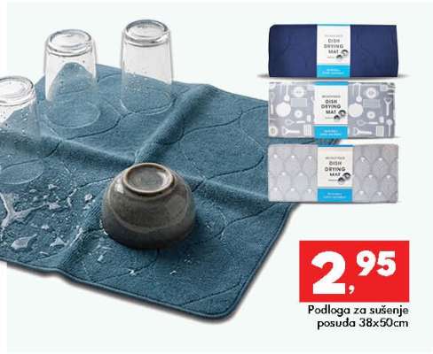 Podloga za sušenje posuda