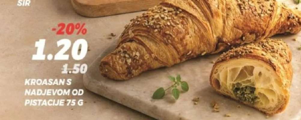 Kroasan s nadjevom od pistacije 75 g