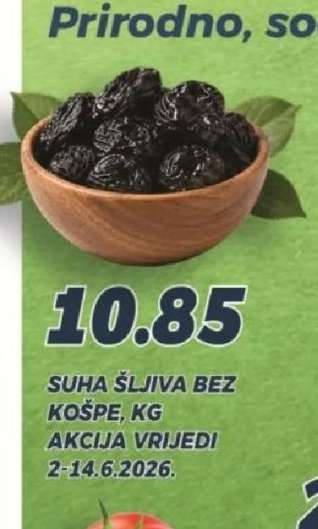 Suha šljiva bez košpe, kg