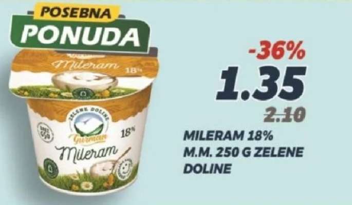 MILERAM 18% M.M. 250 G ZELENE DOLINE