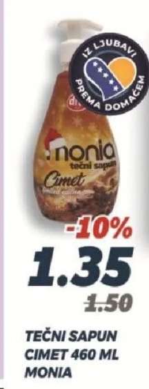 Tečni sapun Cimet 460 ml Monia