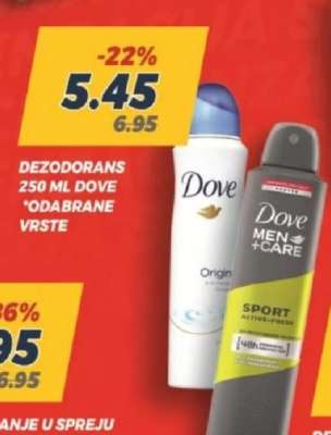 Dezodorans 250 ml, Dove