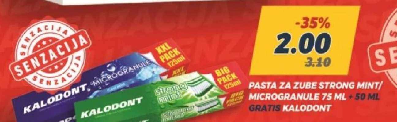 PASTA ZA ZUBE STRONG MINT/MICROGRANULE