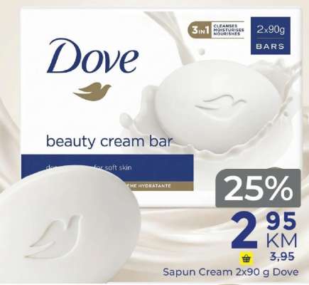 Dove beauty cream bar