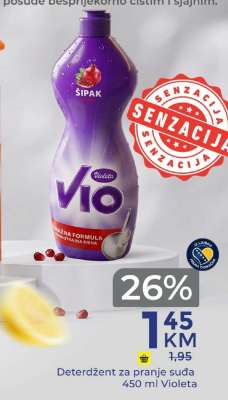 Deterdžent za pranje suđa Violeta