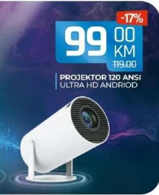 PROJEKTOR 120 ANSI ULTRA HD ANDRIOD
