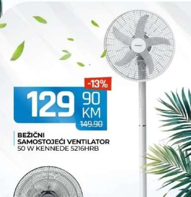 BEŽIČNI SAMOSTOJEĆI VENTILATOR