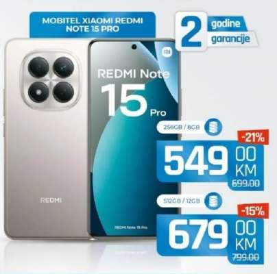 Mobitel Xiaomi Redmi Note 15 Pro