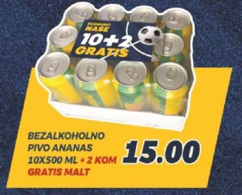 Bezalkoholno pivo ananas