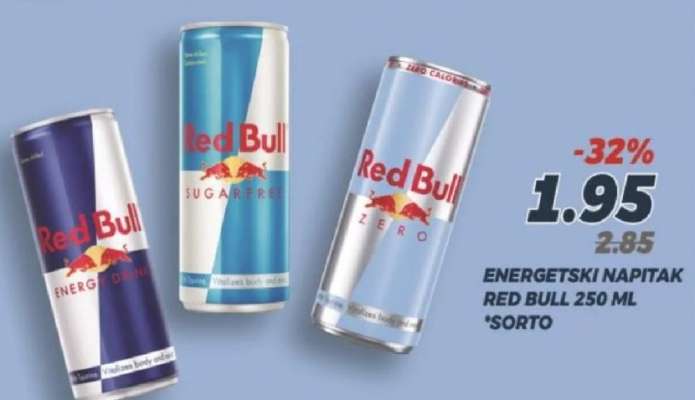 ENERGETSKI NAPITAK RED BULL 250 ML