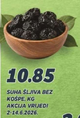 Suha šljiva bez košpe, kg