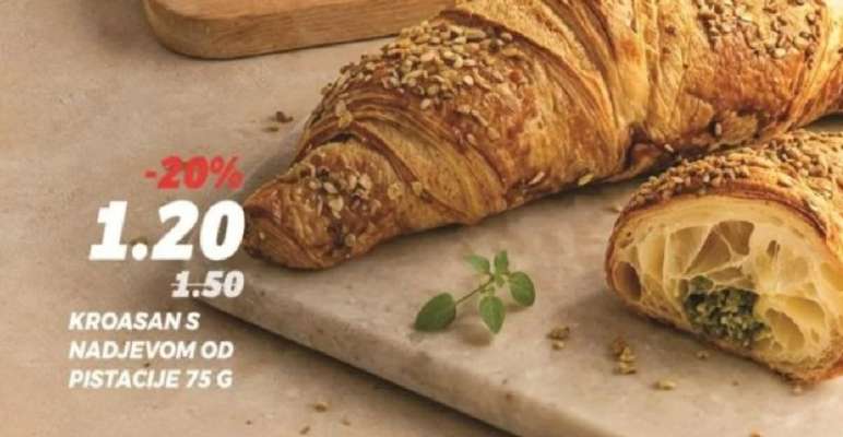 Kroasan s nadjevom od pistacije 75 g
