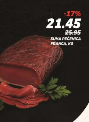 Suha pečenica Franca, kg