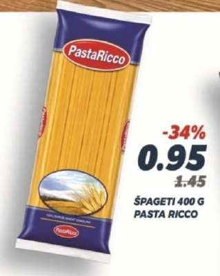 Špageti 400 g Pasta Ricco