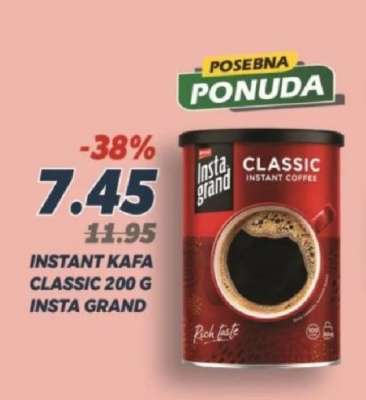 INSTANT KAFA CLASSIC 200 G INSTA GRAND
