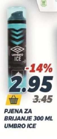 Pjena za brijanje 300 ml Umbro ice