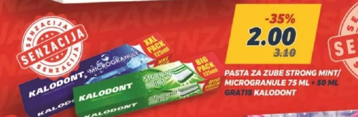 PASTA ZA ZUBE STRONG MINT/MICROGRANULE