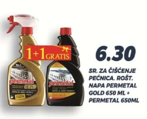 Permetal Gold 650 ml + Permetal 650 ml
