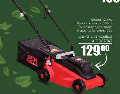 Električna kosilica AG 062647