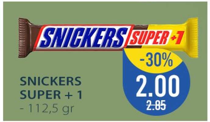 Snickers Super +1