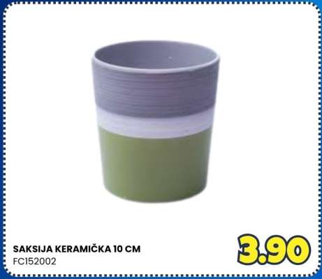 SAKSIJA KERAMIČKA 10 CM