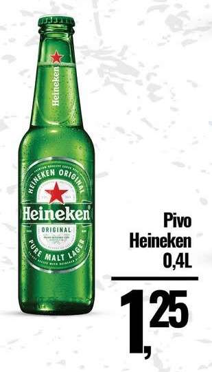 Pivo Heineken 0,4L