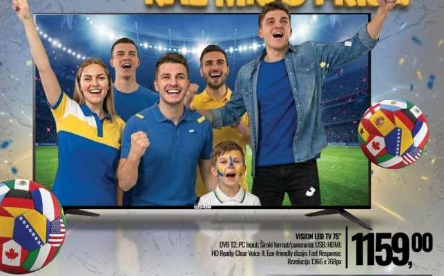 VISION LED TV 75"