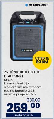 ZVUČNIK BLUETOOTH BLAUPUNKT