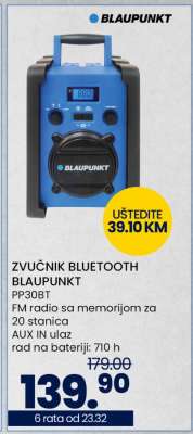 ZVUČNIK BLUETOOTH BLAUPUNKT