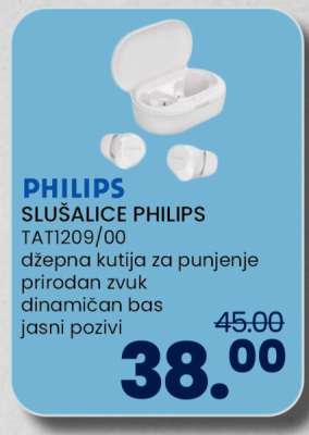 PHILIPS SLUŠALICE PHILIPS TAT1209/00