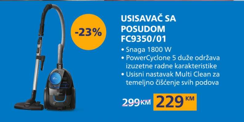 Usisavač sa posudom FC9350/01