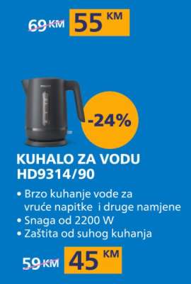 Kuhalo za vodu HD9314/90