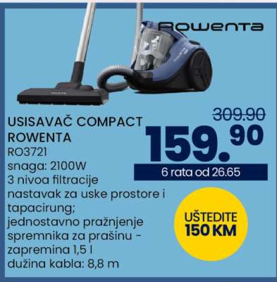USISAVAČ COMPACT ROWENTA RO3721