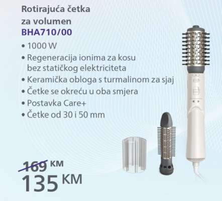Rotirajuća četka za volumen BHA710/00