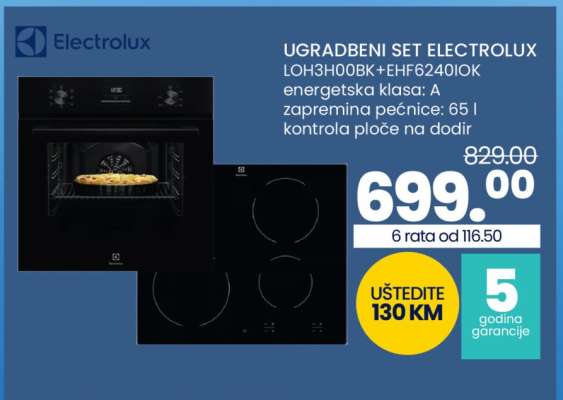 UGRADBENI SET ELECTROLUX LOH3H00BK+EHF6240IOK