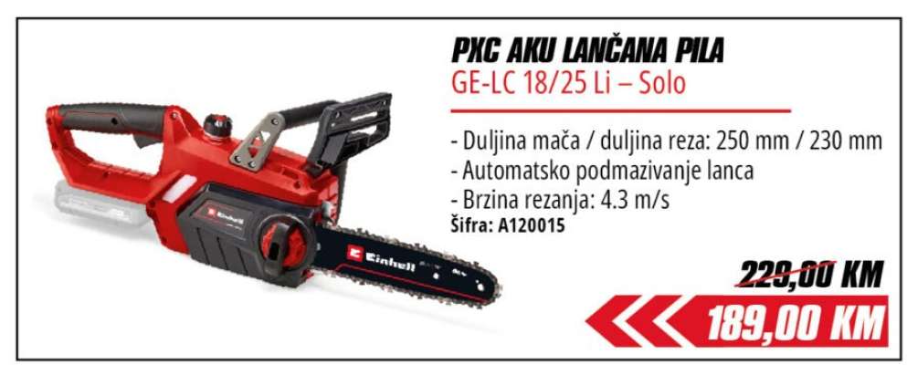 PXC AKU LANČANA PILA