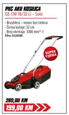 PXC AKU KOSILICA GE-CM 18/32 LI – SOLO