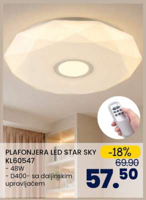 PLAFONJERA LED STAR SKY KL60547