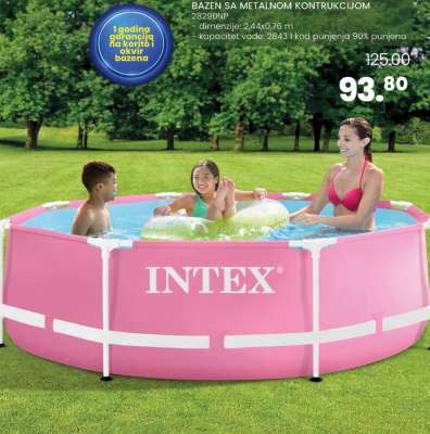 INTEX BAZEN SA METALNOM KONSTRUKCIJOM