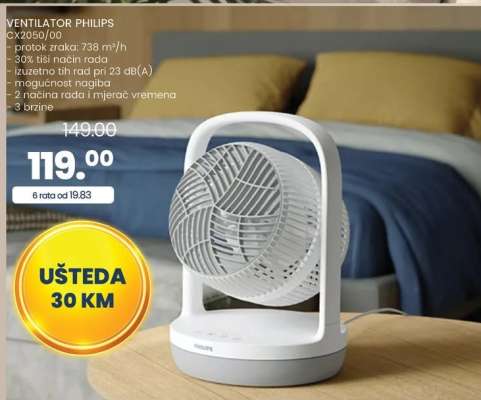 VENTILATOR PHILIPS CX2050/00