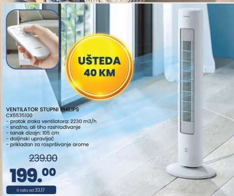 VENTILATOR STUPNI PHILIPS CX5535100