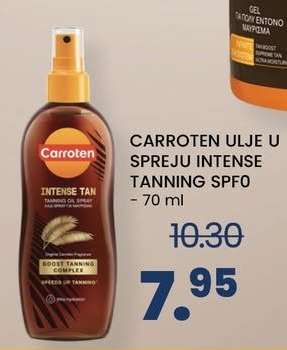 CARROTEN ULJE U SPREJU INTENSE TANNING SPF0