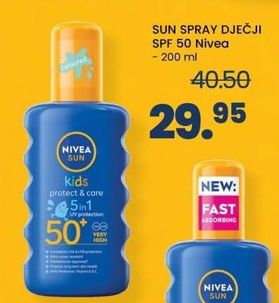 SUN SPRAY DJEČJI SPF 50 Nivea