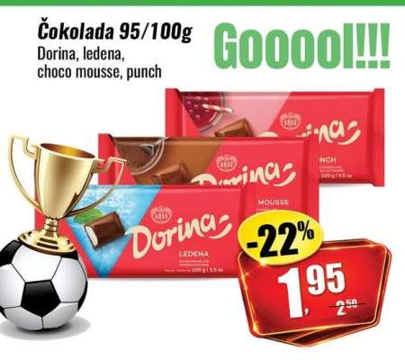 Čokolada 95/100g