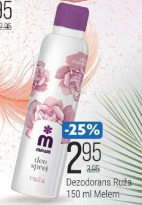 Dezodorans Ruža 150 ml Melem