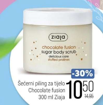 Ziaja Chocolate Fusion Sugar Body Scrub